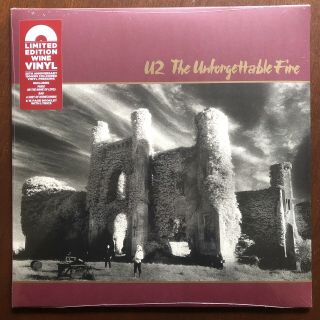 U2 The Unforgettable Fire Wine Red Vinyl Lp - In Hand