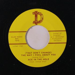Ace In The Hole: The Way I Feel About You / Lonesome Rodeo Cowboy 45 (george St