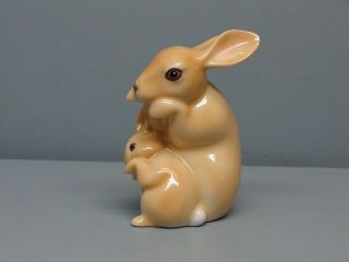 Royal Worcester Rabbit With Bunny 2004