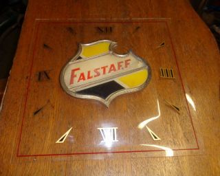 Vintage Falstaff Premium Quality Clock Face Cover 1950 