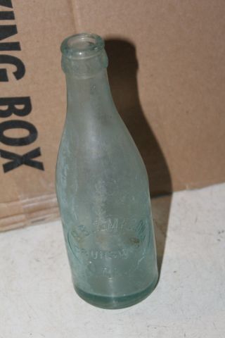 B.  B.  & Mfg.  Co.  Brunswick Georgia GA Bottle Embossed Circle Slug Rare 2