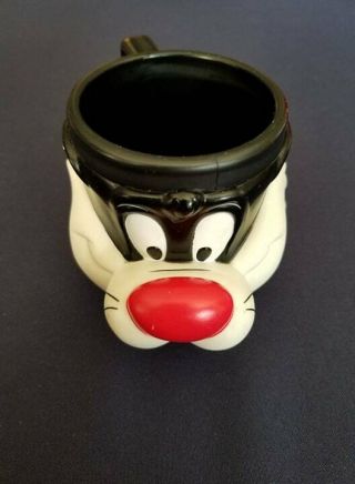 Vintage 1992 Promotional Partners Looney Tunes Sylvester Mug / Cup Plastic