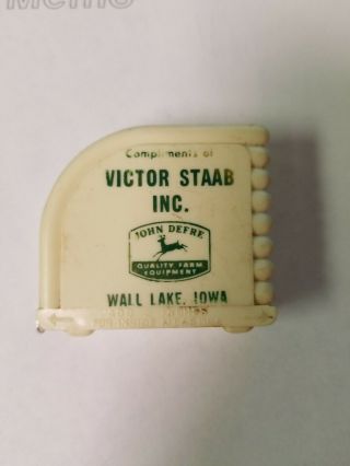 Vtgjohn Deere Tape Measure West Germany Wall Lake Iowa Victor Stabb