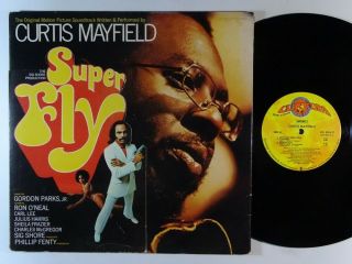 Curtis Mayfield Fly Ost Lp On Curtom Vg,