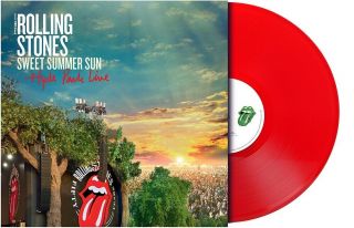 The Rolling Stones Hyde Park Limited Edition Red Vinyl Lp Uk Exclusive Only 1000