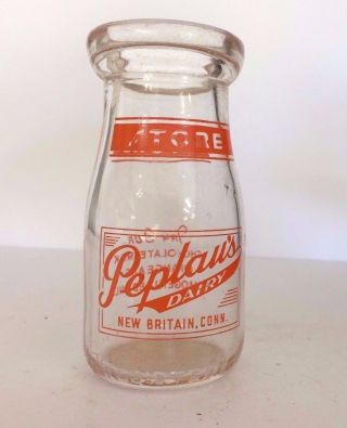 Vintage Milk Bottle - Peplau 