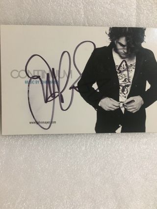 John Mayer Signed Photo “waiting On The World To Change” Singer/songwriter