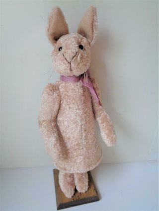 Rare Kale Bearly There Artist Bunny Rabbit By Linda Spiegel 36/500 Dancing Rock