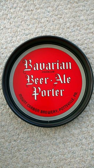 Bavarian Premium Beer - Ale Porter Tray,  Pottsville,  Pa.  Very.