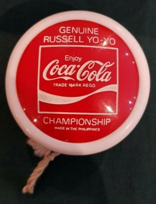 Vintage Russell Coca - Cola Championship Yo Yo 1976 - Rare In This