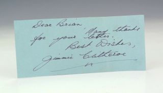 Ink Signed & Dedicated Autograph - Jimmy Clitheroe - The Clitheroe Kid