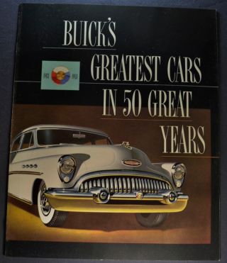 1953 Buick Lg Prestige Brochure Roadmaster Special Skylark Orig