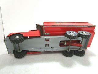 Vintage Wyandotte Toys Red Pressed Steel Dump Truck Made in USA Toy Vehicle 8