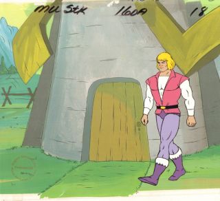He - Man Masters of the Universe Prince Adam Production Cel Filmation 1980s 18 2