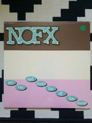 NOFX So Long And Thanks For All The Shoes 1997 LP Vinyl Epitaph (Clear Green) 2