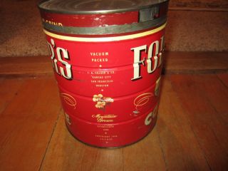 Vintage 1946 Folger ' s Coffee Tin 3
