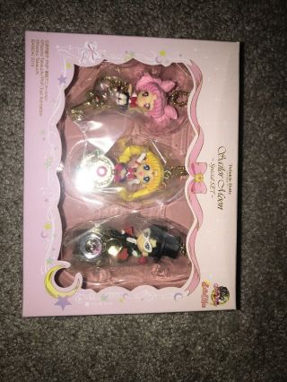 Bandai Sailor Moon 20th Twinkle Dolly Mini Figure Key Chain Special Set Of 3
