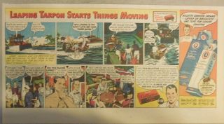 Gillette Razor Ad: Tarpon Fishing,  Shaving Romance From 1940 