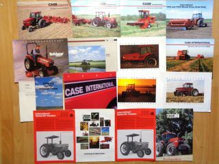 Group 16 Vintage Case Ih Tractor Combine Equipment Brochures Good