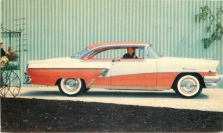 Auto Advertising 1956 Mercury Monclair Hard Top Postcard Nelson Associates 536