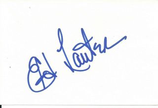 Ed Lauter King Kong Death Wish And Vintage In - Person Signed Card D.  201