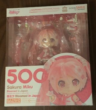 Good Smile Company Nendoroid 500 Sakura Miku Bloomed In Japan Authentic.