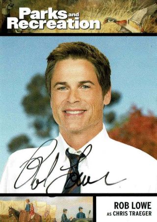 Rob Lowe - Parks And Recreation - Autograph Trading Card