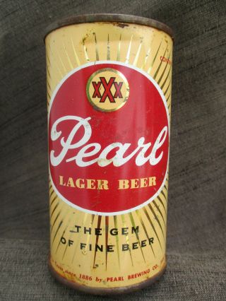 Old Vintage Flat Top Pearl Beer Can San Antonio,  Texas Tx.  Tin Or Steel