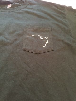 Buffalo Trace Distillery Horse Jockey Silk Derby Tee Shirt X - Large w/ Pocket 5