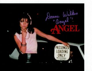 Donna Wilkes Jaws Model Autograph Signed 8x10 Photo Auto Actress Avenging Angel