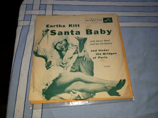78: Eartha Kitt - Santa Baby - Rca Victor 20 - 5502 - In Picture Sleeve