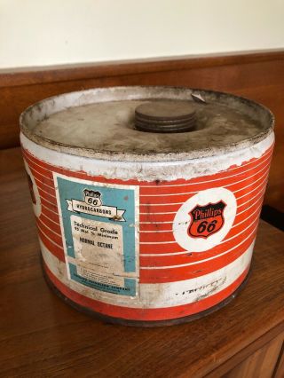 Vintage 60’s Phillips 66 Oil Gas 1 Gallon Can Normal Octane Collectors Item