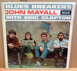 John Mayall Blues Breakers W Eric Clapton Og Uk Unboxed Red Decca Lp Lk4804