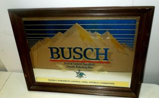 Busch Beer Mirror Sign