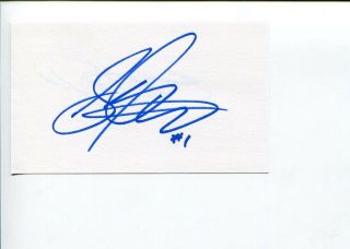 Steve Janaszak Us Olympic Gold Hockey Minnesota Golden Gophers Signed Autograph