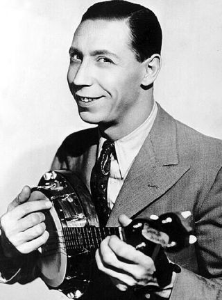 George Formby - " No Limit " Gt Film,  Comedy & Ukulele Star - Ink Signed Card In 1937