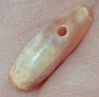 11.  5mm Ancient Syrian Etched Carnelian Agate Pendant Bead,  4000,  Years Old,  S922