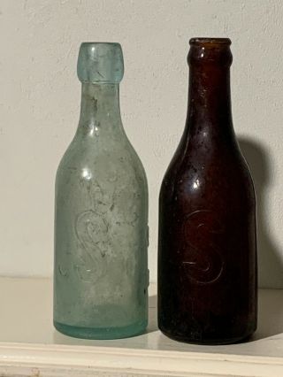 2 Pre Prohibition Seitz Beer Bottles Easton Pa Northampton county 3