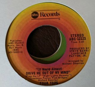 Rare Northern Soul – Four Tops – (it Would Almost) Drive Me Out Of My Mind – Abc