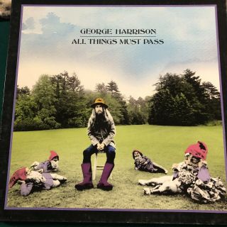 George Harrison All Things Must Pass 2001 Remaster 3 Lp Box Set Nm