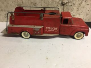 Structo Fire Pumper Truck 1960 