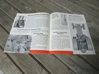 Vintage John Deere Models AR & BR Standard Tread Tractors Brochure 8