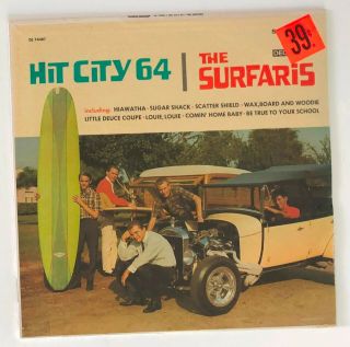 1964 Surf Rock Lp / The Surfaris / Hit City 64 / Decca Dl 74487