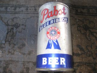 Pabst Blue Ribbon Beer Can,  Flat Top.  Milwaukee / Peoria