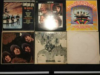 Rock & Roll The Beatles Something,  Let It Be,  Rubber Soul,  Revolver.  6 Lps