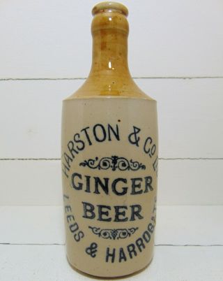 Harston Of Leeds & Harrogate Yorkshire Ginger Beer Bottle C1915 - 20.