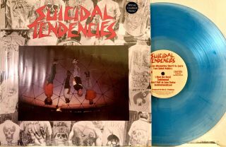 Suicidal Tendencies S/t First Album Lp Blue Vinyl - Thrash Punk Metal Like