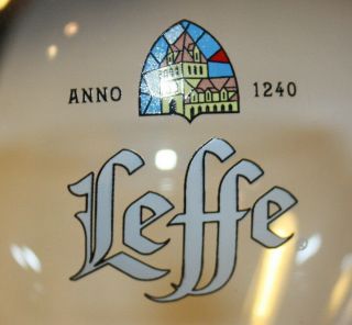 Leffe Abbaye de Abdij Beer Glass Goblet Belgian Brewery 0,  33 l 2