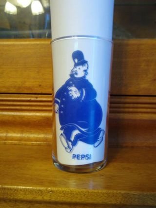Vintage Pepsi Pete Promo Glass With The Libbey Logo On The Bottom A 331