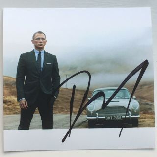 Daniel Craig Hand Signed Autograph Photo James Bond 007